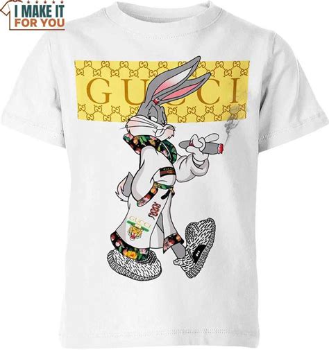 gucci t shirt bugs bunny|Gucci Bugs Bunny svg.